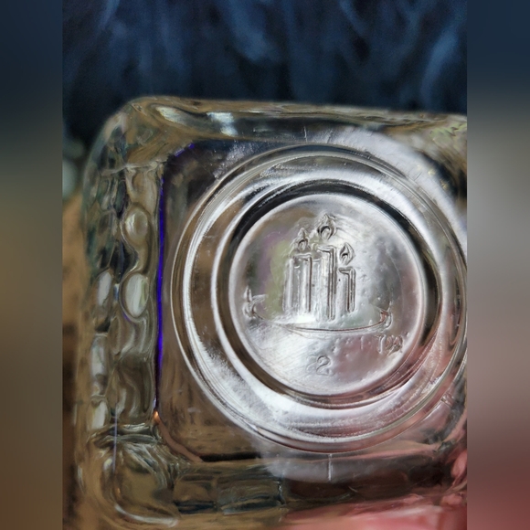 Vintage 3 piece collectable Party lite floral candle dish empty glass top - Picture 6 of 10